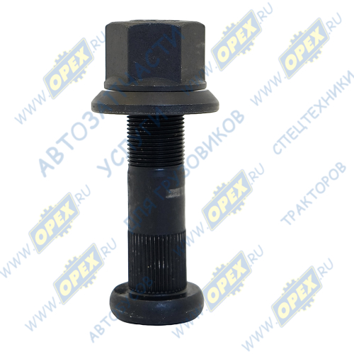 70190034 Болт С/И М22х102х1,5 Р=55 круглая головка (в сб. с гайкой) колеса заднего Yutong 6129 3114-0 AVL Krafttechnik